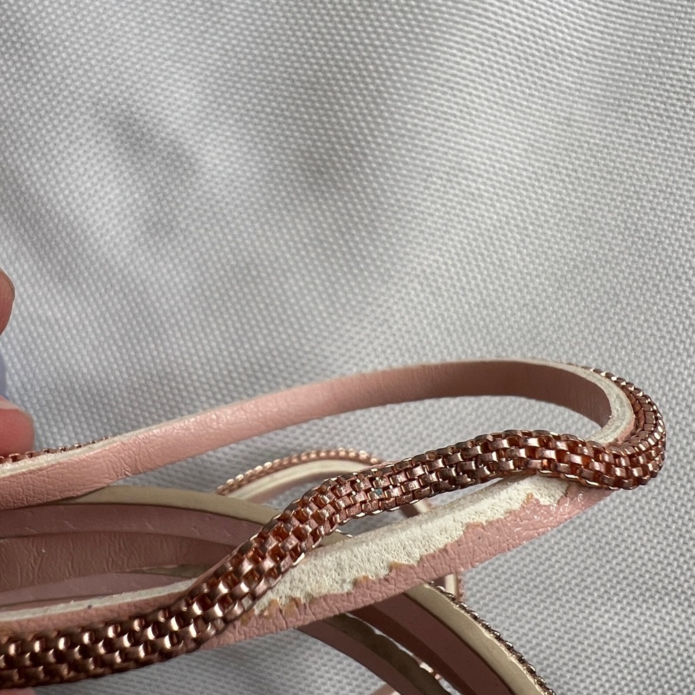 Elegant Women's Multi-Color Leather Wrap Bracelet Set - Picture 2 of 3